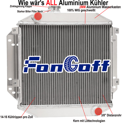 Reihe aluminium kühler - reihe,