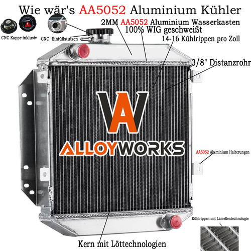 Rows aluminium kühler - 2,